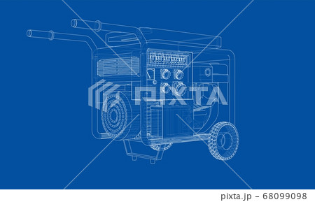 Outline portable gasoline generator 68099098