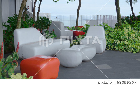 View of Newly Developed Public Space 68099507