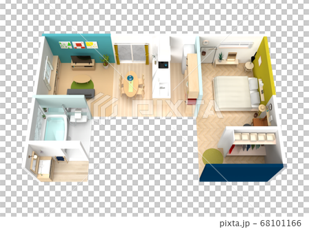 シンプルでここちよい1SLDK 68101166