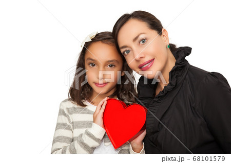 Love between mother and daughter concept Love between mother and daughter concept 68101579