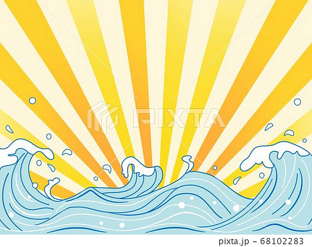 波12　効果線 68102283