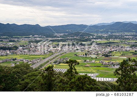 北関東自動車道が走る風景　栃木県　佐野市　田沼町　2020 68103287