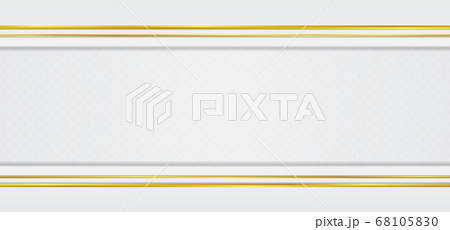 Luxury white abstract frame overlap design minimal 68105830