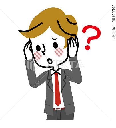 難聴　物忘れ　ビジネスマン 68106599