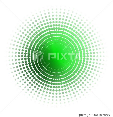 Round frame with halftone. Vector element Round frame with halftone. Vector element 68107095