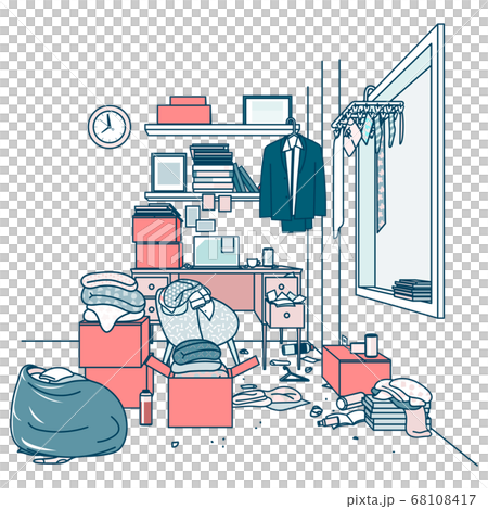片付けてない部屋② 片付けてない部屋② 68108417