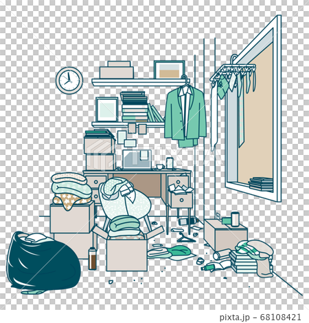 片付けてない部屋④ 片付けてない部屋④ 68108421
