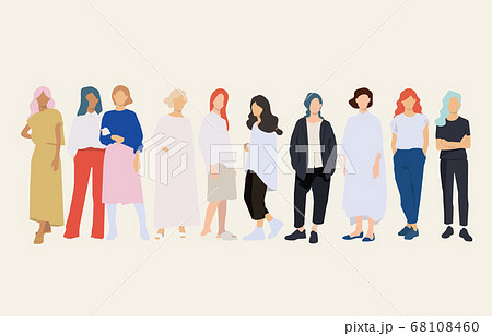 様々な女性 68108460