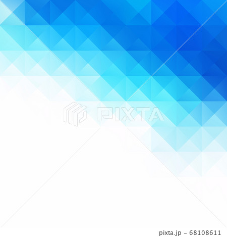 Blue Grid Mosaic Background, Creative Design 68108611