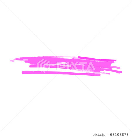 Pink color marker scribble line or stain realistic style Pink color marker scribble line or stain realistic style 68108873