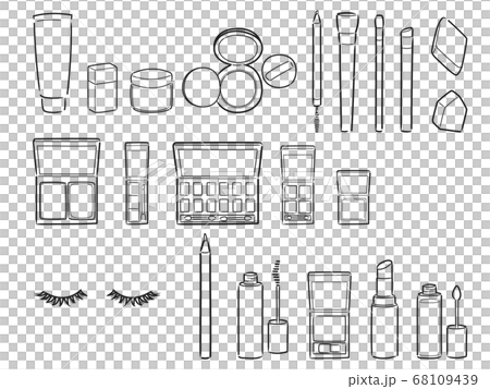 Makeup tool without line drawing 68109439
