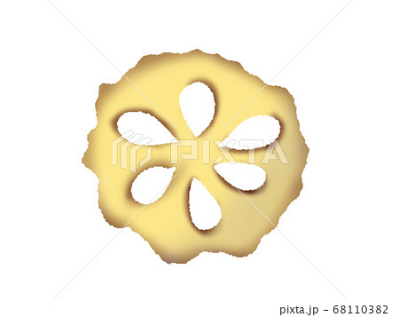 れんこんの天ぷら(主線なし) 68110382