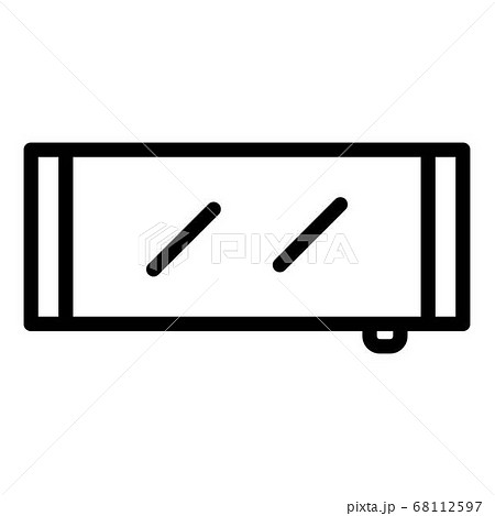 Room mirror icon, outline style Room mirror icon, outline style 68112597