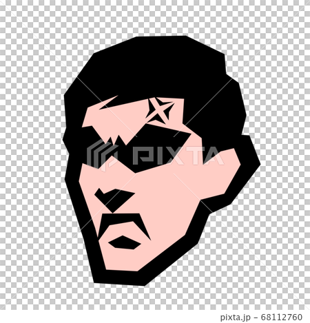 Vector, illustration, head, man, emotion, facial expression, baldness, skinhead, Sitisan, Mohican, Vector, illustration, head, man, emotion, facial expression, baldness, skinhead, Sitisan, Mohican, 68112760