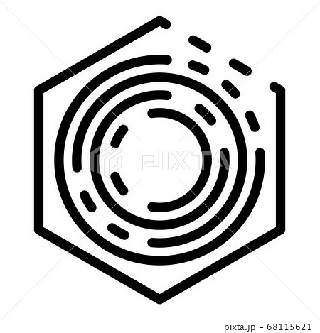 Interior camera security icon, outline style Interior camera security icon, outline style 68115621