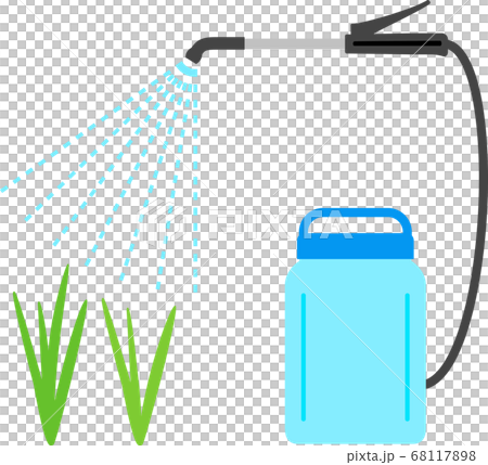 Crops sprayed with chemicals 68117898
