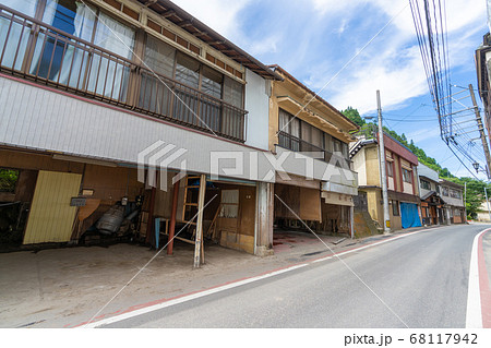 令和2年7月豪雨後の天ヶ瀬温泉　大分県日田市天瀬 68117942