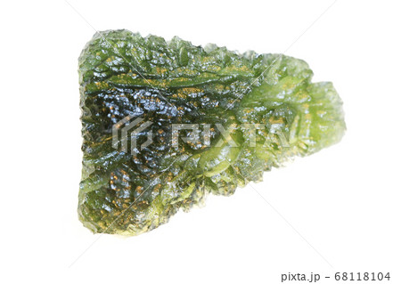 czech moldavite mineral isolated czech moldavite mineral isolated 68118104