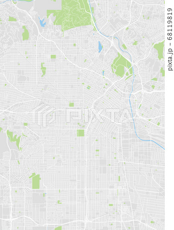 Los Angeles colored vector map Los Angeles colored vector map 68119819
