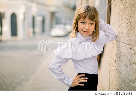 Little girl white blouse Clearance