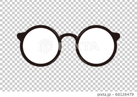 Illustration of simple glasses 68126479