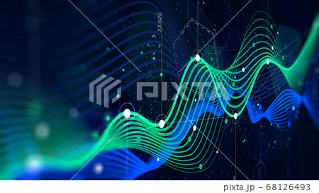 Statistics big data, analytical indicator sci-fi background Statistics big data, analytical indicator sci-fi background 68126493
