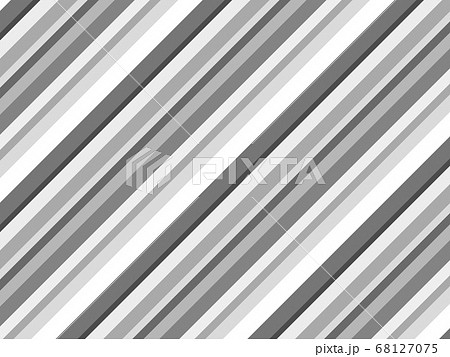 ランダム斜めストライプ 白黒のイラスト素材 [68127075] - PIXTA