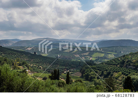panoramic view of the Cretan landscape. panoramic view of the Cretan landscape. 68128783