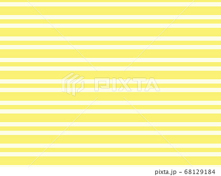 パステルイエロー ボーダー2 68129184