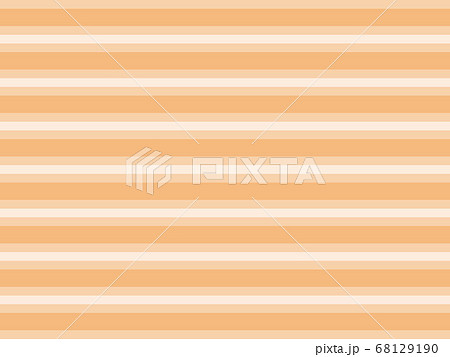 パステルオレンジ ボーダー4 68129190