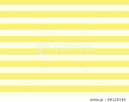 パステルイエロー ボーダー2 68129194