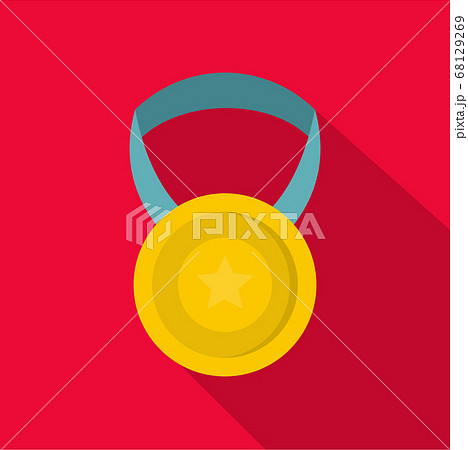Medal icon vector flat Medal icon vector flat 68129269