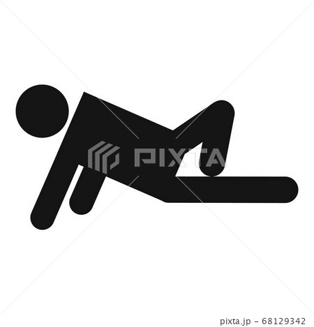 Stick figure stickman icon pictogram vector simple (1386200)