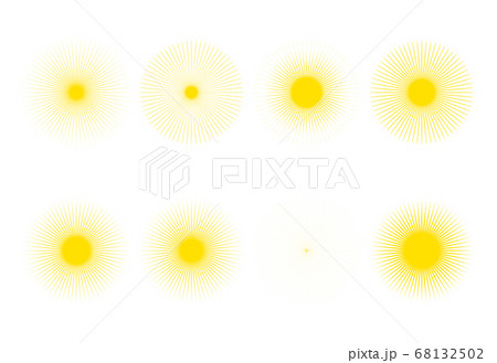 Geometric sunburst collection. The sun rays frame Geometric sunburst collection. The sun rays frame 68132502