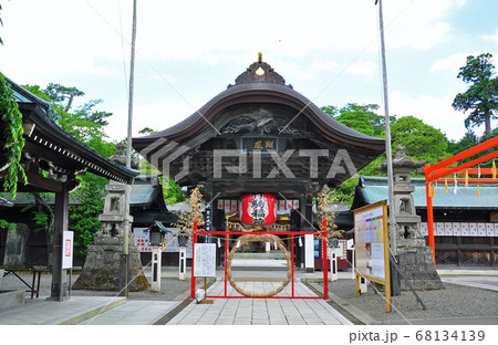 岩沼市　竹駒神社の茅の輪 68134139