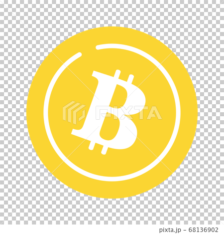 ビットコインのカラーイラストアイコン 68136902