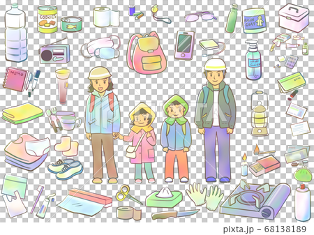 防災用品和家庭 防災用品和家庭 68138189