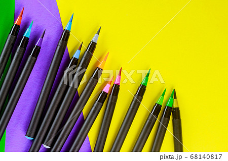 School supplies flexible watercolor brush pens 68140817