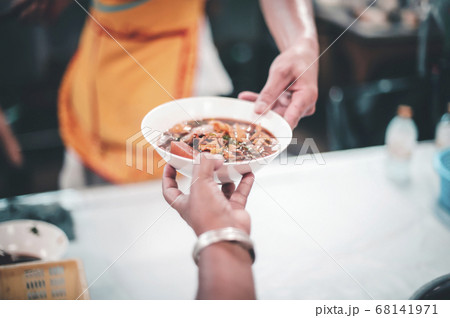 Providing food to the poor and helping with food , Providing food to the poor and helping with food , 68141971