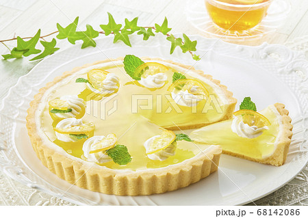 クリアレモンタルト　透明レモンタルト　レモンタルト　クリアゼリー 68142086