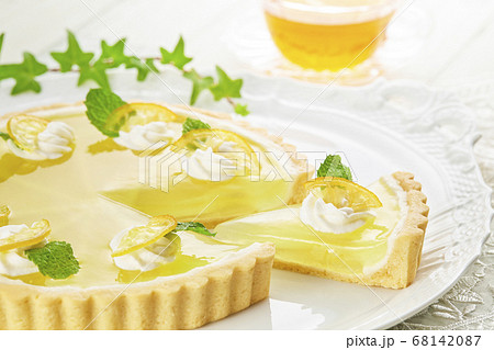 クリアレモンタルト　透明レモンタルト　レモンタルト　クリアゼリー 68142087