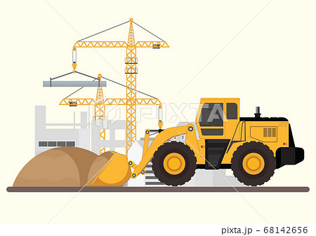 Construction of building. 68142656
