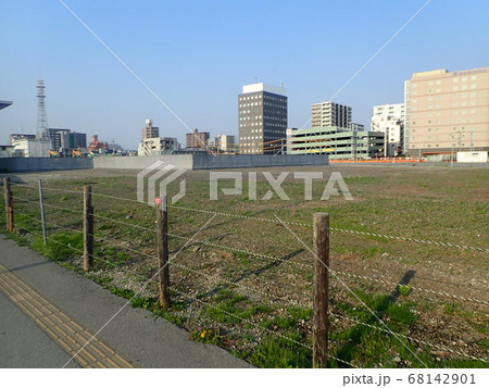 宇都宮駅前の空き地風景 宇都宮駅前の空き地風景 68142901