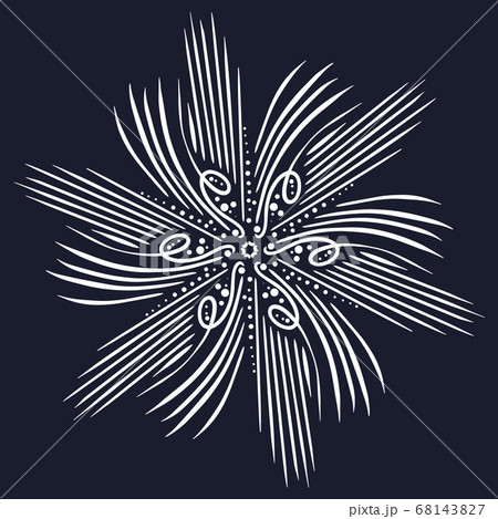 Radial pattern for the texture or basic design of the site in the form of an ancient sun 68143827
