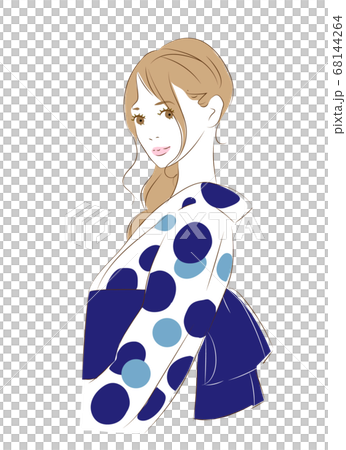 浴衣婦女（圓點） 68144264