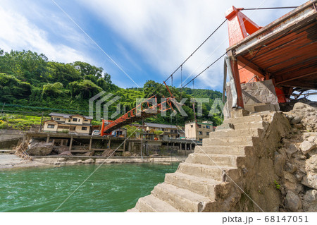 令和2年7月豪雨後の天ヶ瀬温泉　大分県日田市天瀬 68147051