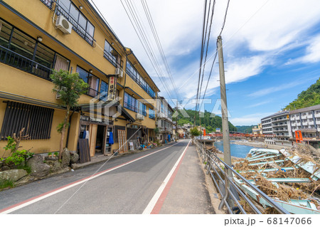 令和2年7月豪雨後の天ヶ瀬温泉　大分県日田市天瀬 68147066