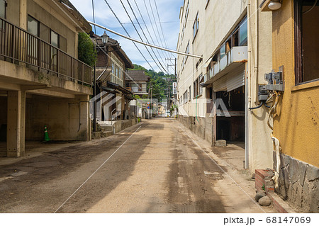 令和2年7月豪雨後の天ヶ瀬温泉　大分県日田市天瀬 68147069