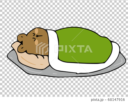 眠るクマ 68147916