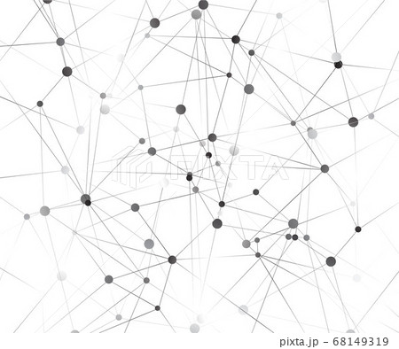 Geometric graphic background molecule and 68149319